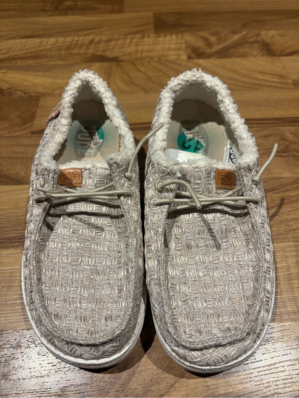 Hey Dude Wendy Youth Warm Shoe Loafer Size 2 Youth Western Cozy Soft
